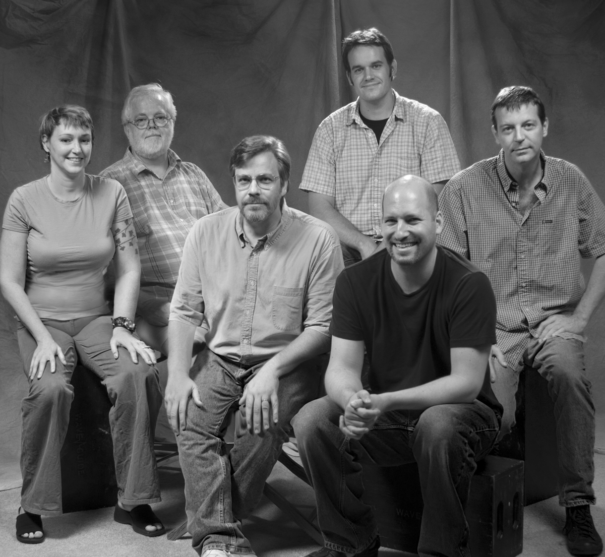 WaveGuide Studios team (L to R): Stephanie Phillips, Steve Reed, Marshall Peterson, Seth Plockelman, Eric Lease, Todd Watson