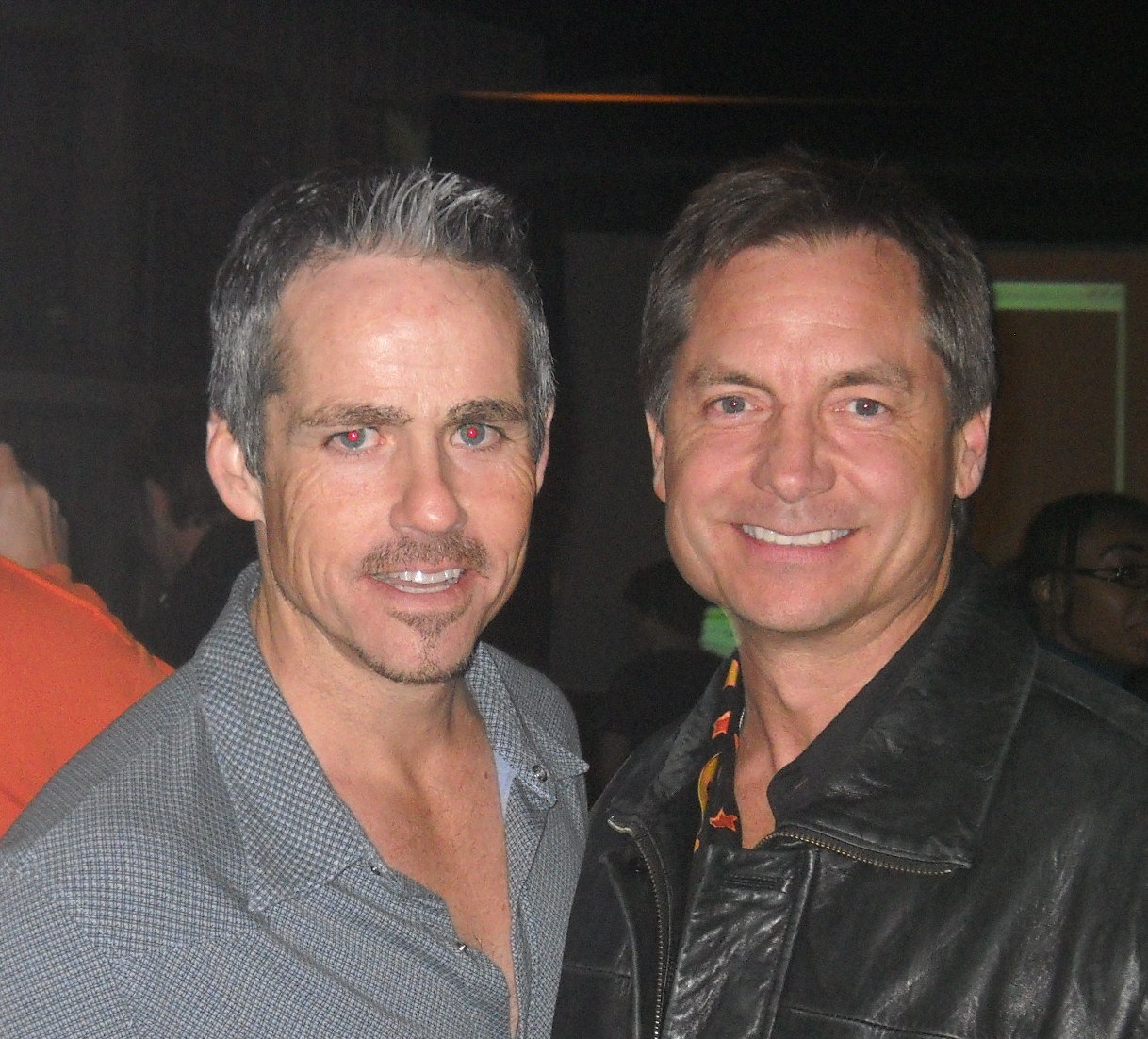 Lance and totally cool dude and great Dallas actor Earl Browning III Dallywood Schmoozefest, 2009