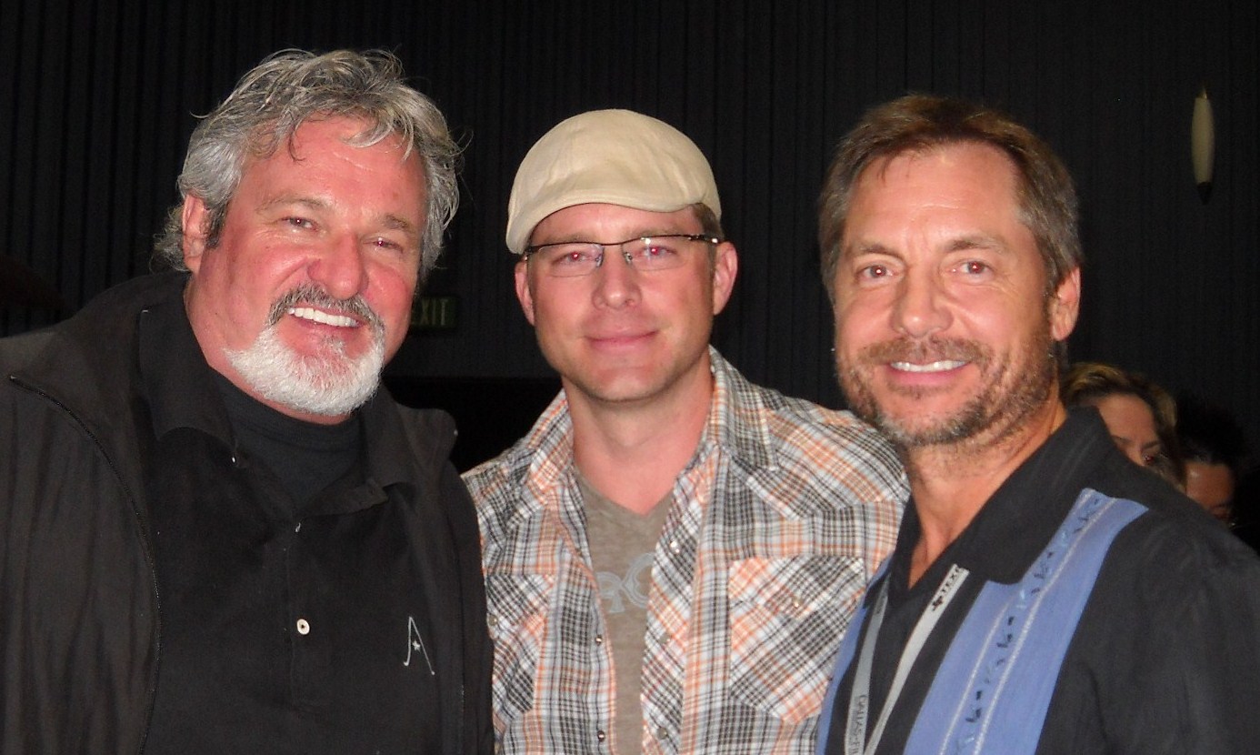 Lance Eakright with Brad Leland and Drew Waters at the screening of 