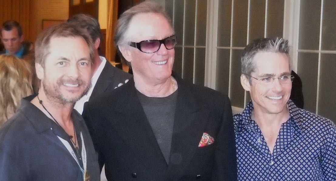 Lance Eakright, Peter Fonda and Earl Browning III at the Dallas Int'l Film Festival. Peter Fonda is such a cool guy, very nice!