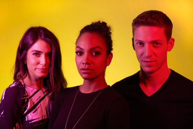 Nikki Reed, Lyndie Greenwood, and Zach Appelman of Sleepy Hollow at NY Comic Con 2015