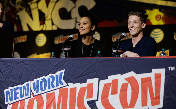 Lyndie Greenwood and Zach Appelman at NY Comic Con 2015