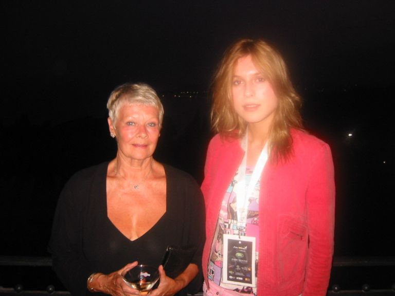 Judi Dench , Lucia Edwards, Taormina film festival