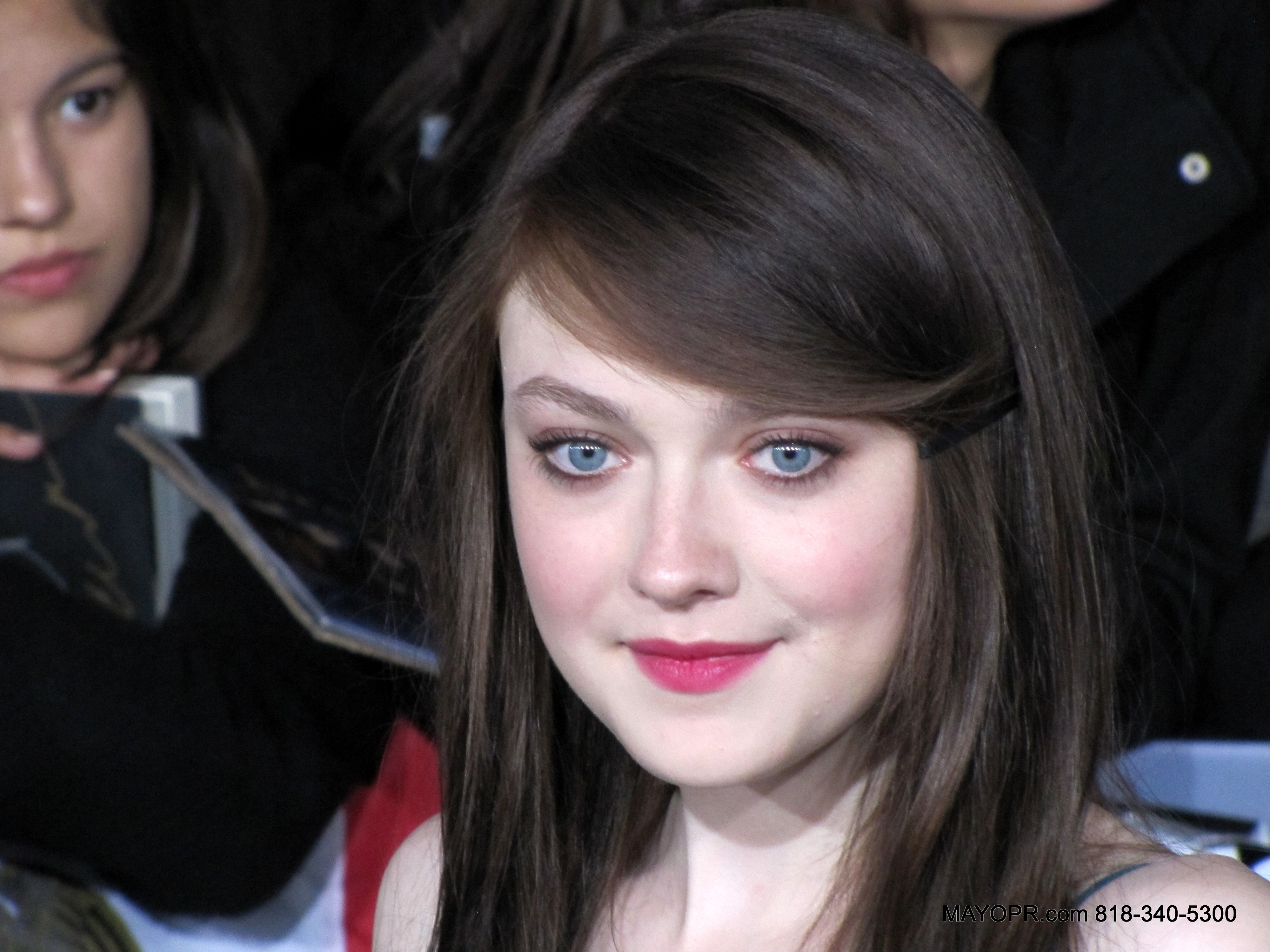Dakota Fanning at the Premiere of The Twilight Breaking Dawn Part 2, Nokia LA Live Theater, Downtown Los Angeles, CA.