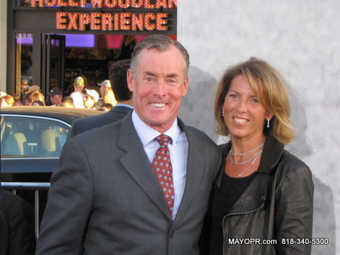 John C. McGinley (Red Barber) at premiere night for 