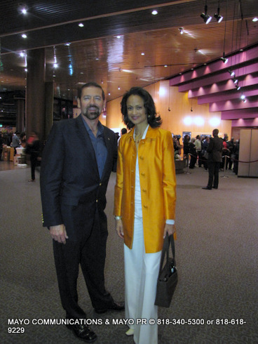 George McQuade and Anne-Marie Johnson, Pan African Film Festiva (P.A.F.F.), DGA Auditorium, Hollywood, CA.