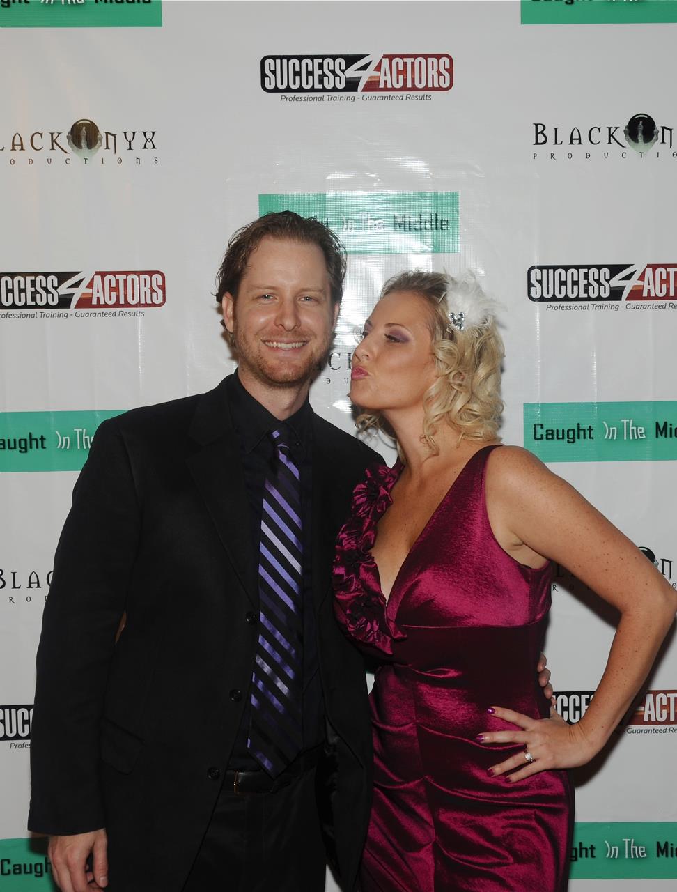 Caught In The Middle Red Carpet Event Talina and Husband Ryan