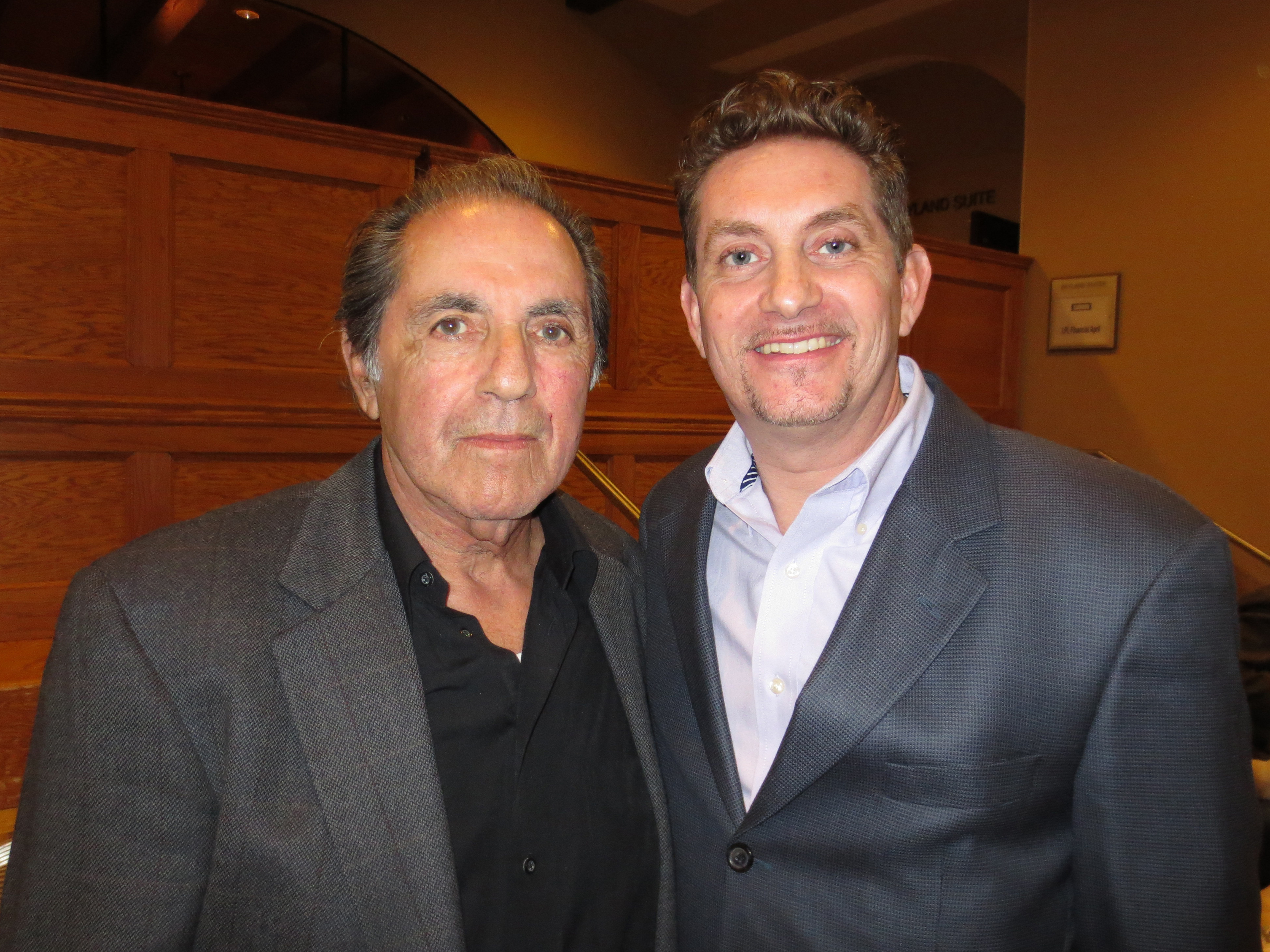 Sopranos and Mean Streets star David Proval and actor Michael Christaldi.