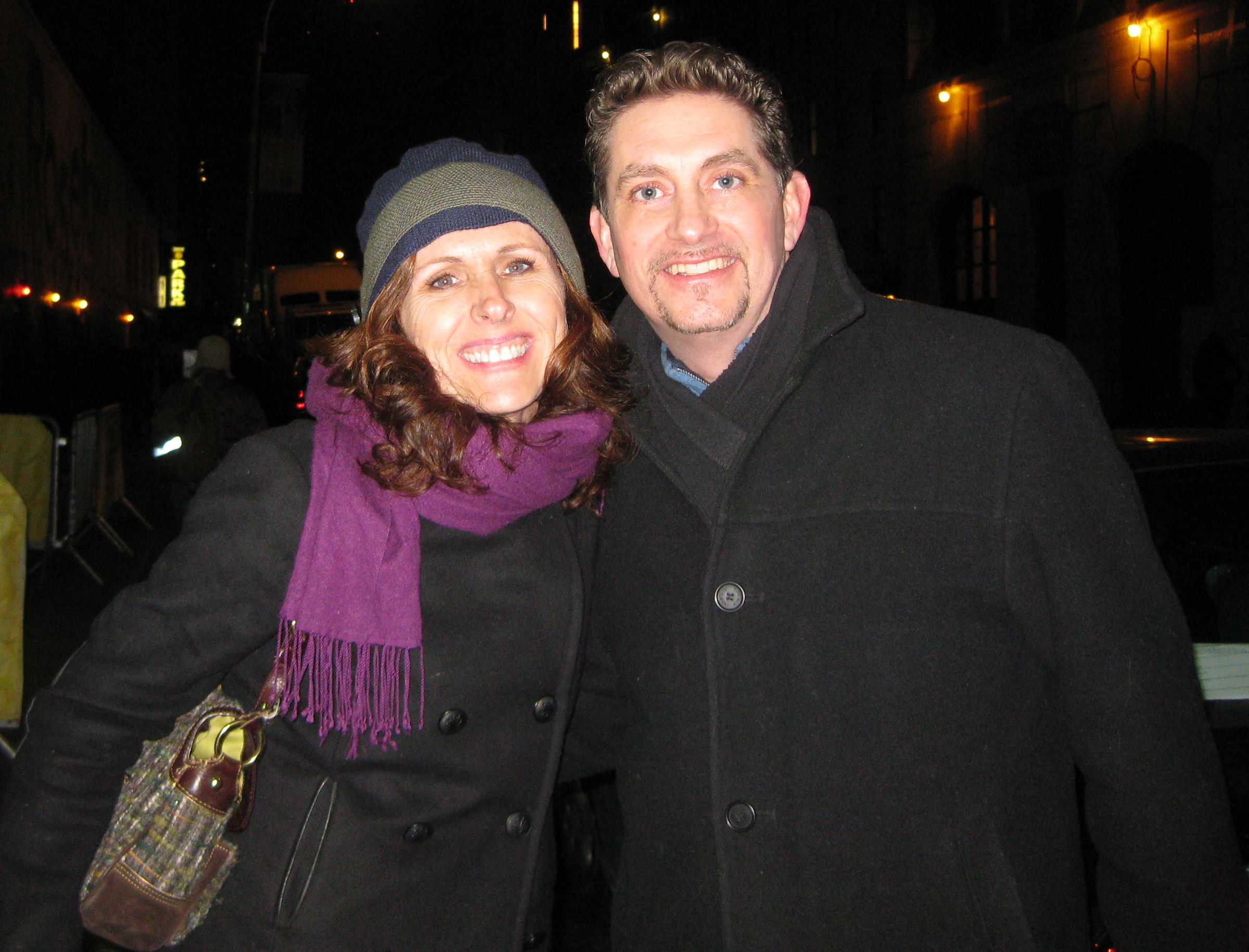 Molly Shannon and Michael Christaldi The Broadway Theatre NYC.