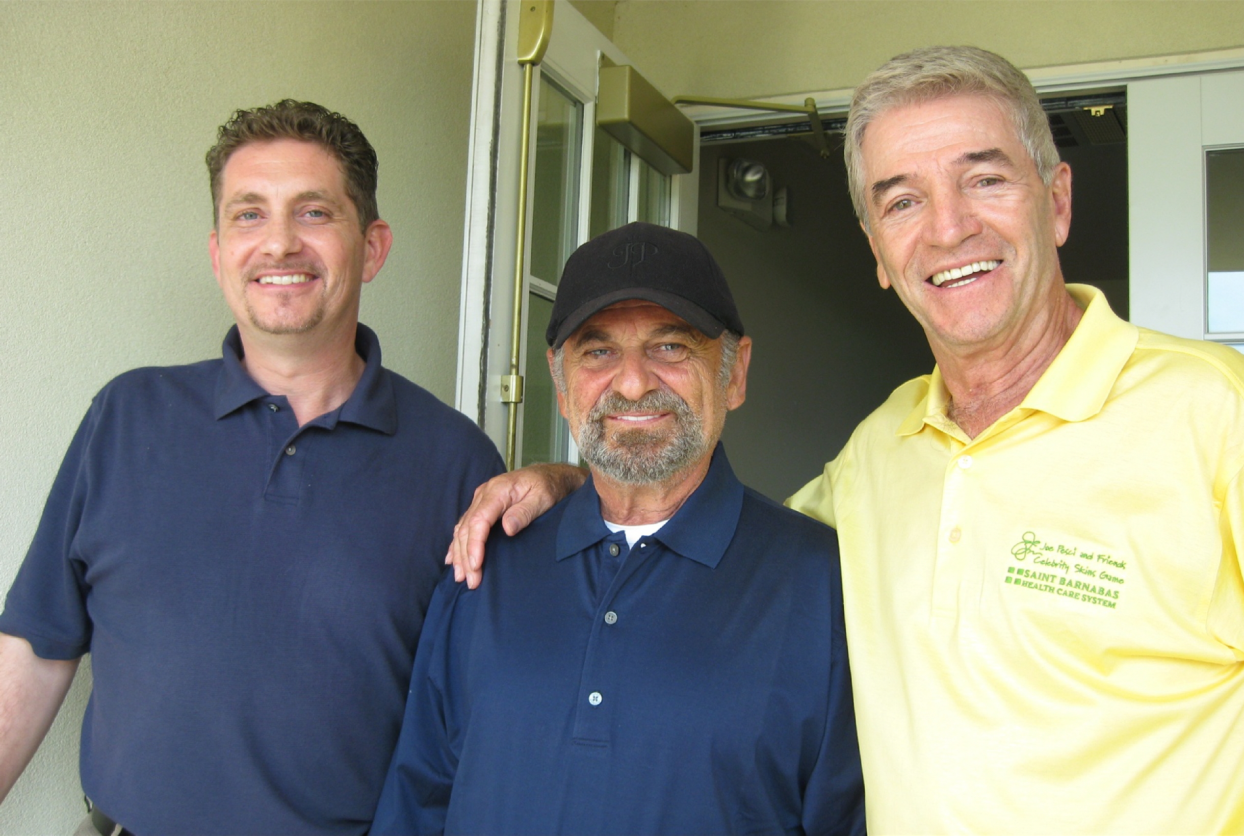 Michael Christaldi,Joe Pesci,Tom Dreesen ST.Barnabus Golf Tourn. Florham Park NJ July 28 2009