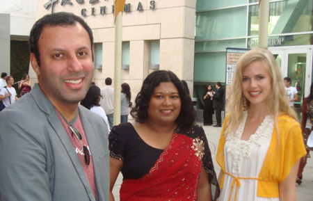 Rizwan Manji, Thushari J, Pippa Black at Sun. IFFLA 2011