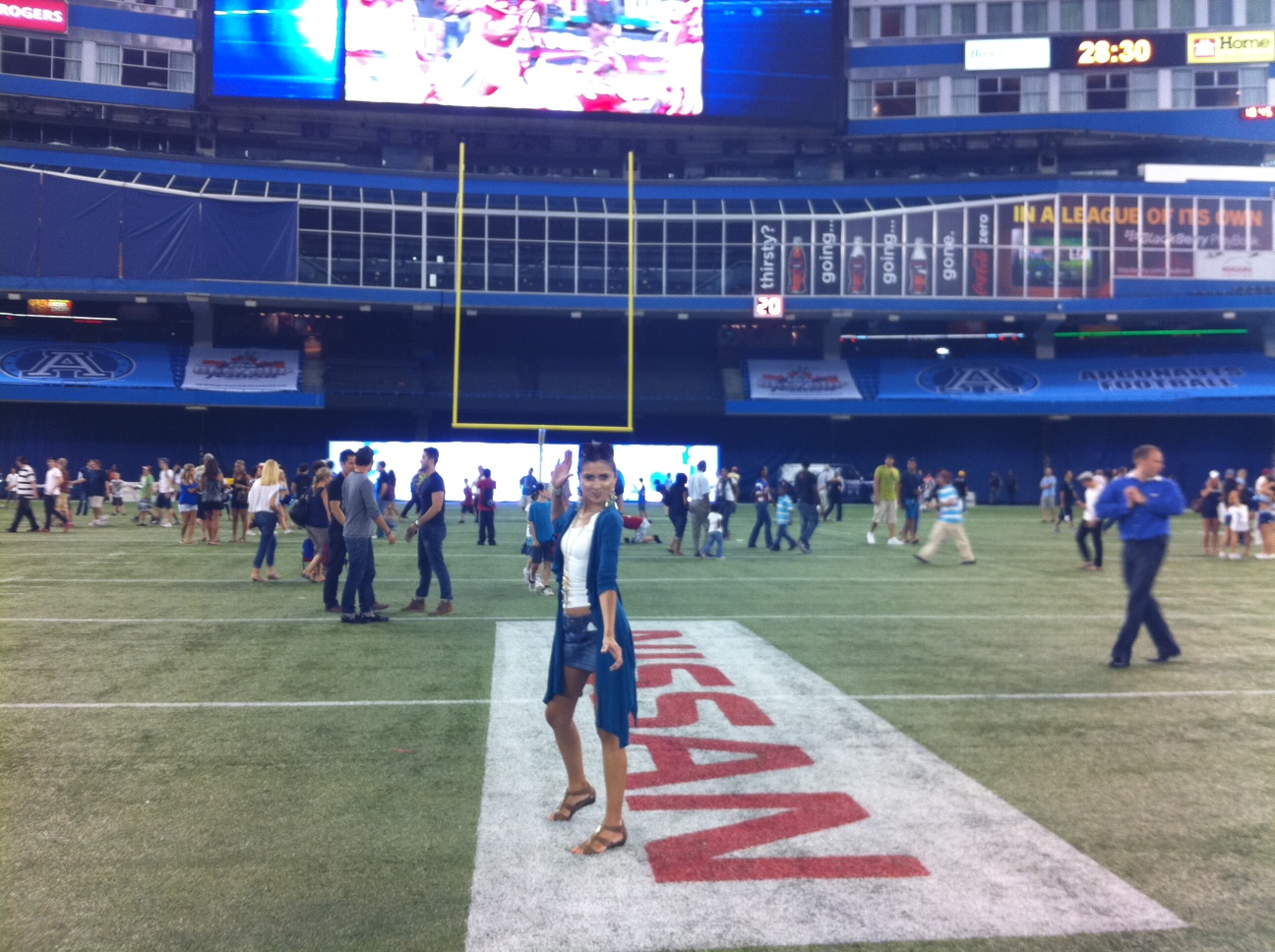 on the field game closer for our football clients and the Toronto Argonauts
