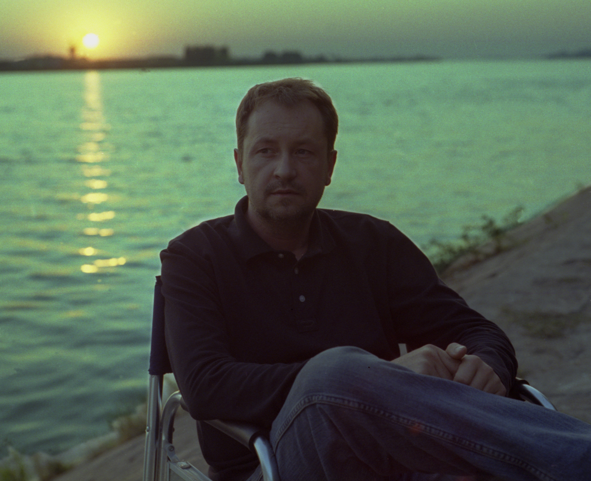 Jacek Wielgopolan PRODUCER movie DUBLERZY. Wisla river