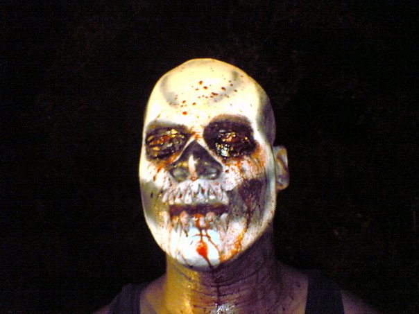 Cedric Burton as Skeleton Man in the film Voodoo You Love.