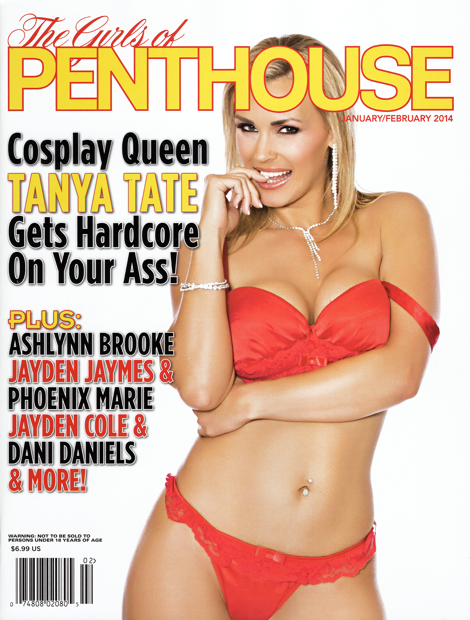 Tanya Tate - Girls of Penthouse magazine cover January 2014