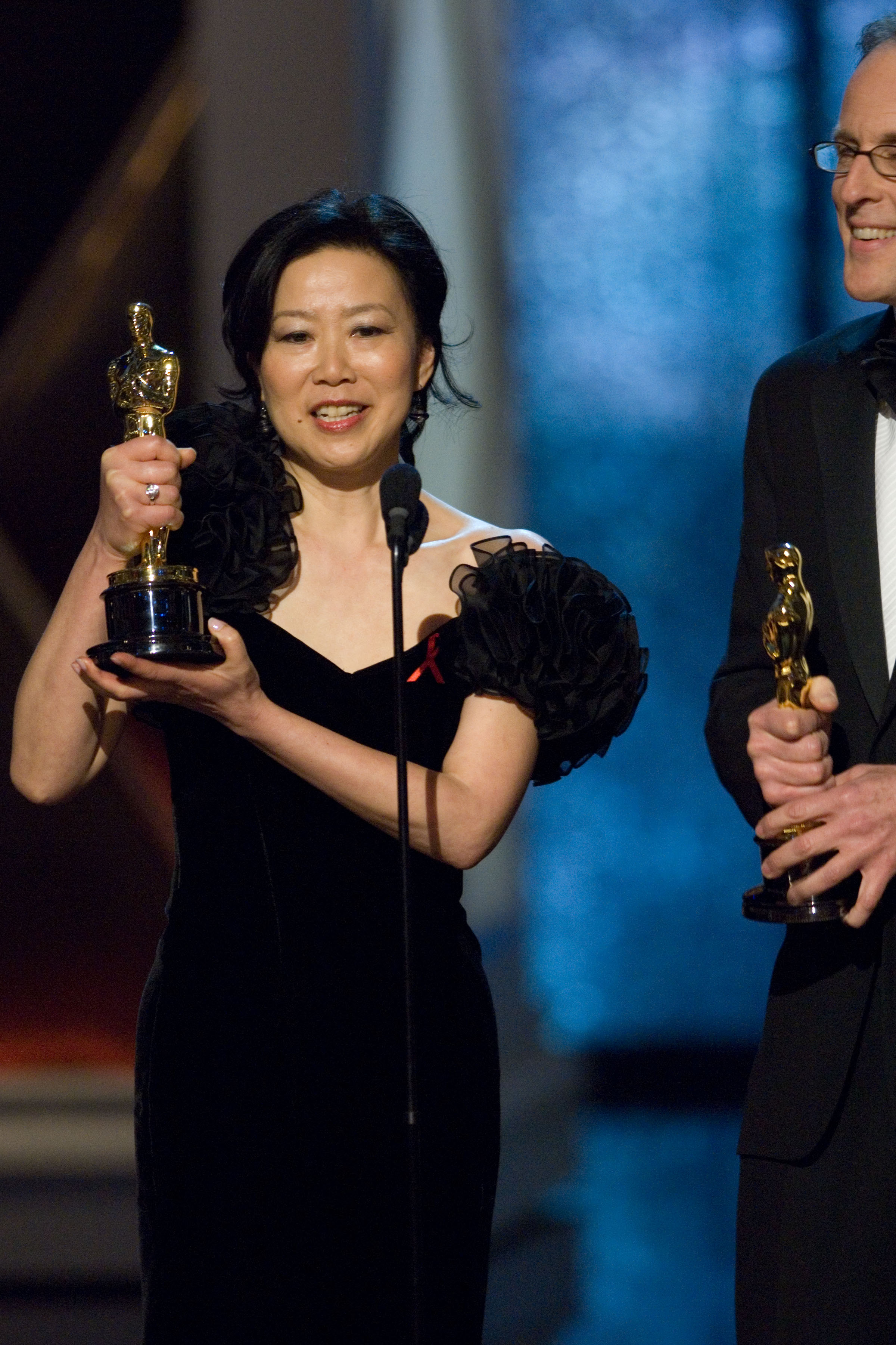 Ruby Yang & Thomas Lennon at 79th Academy Awards