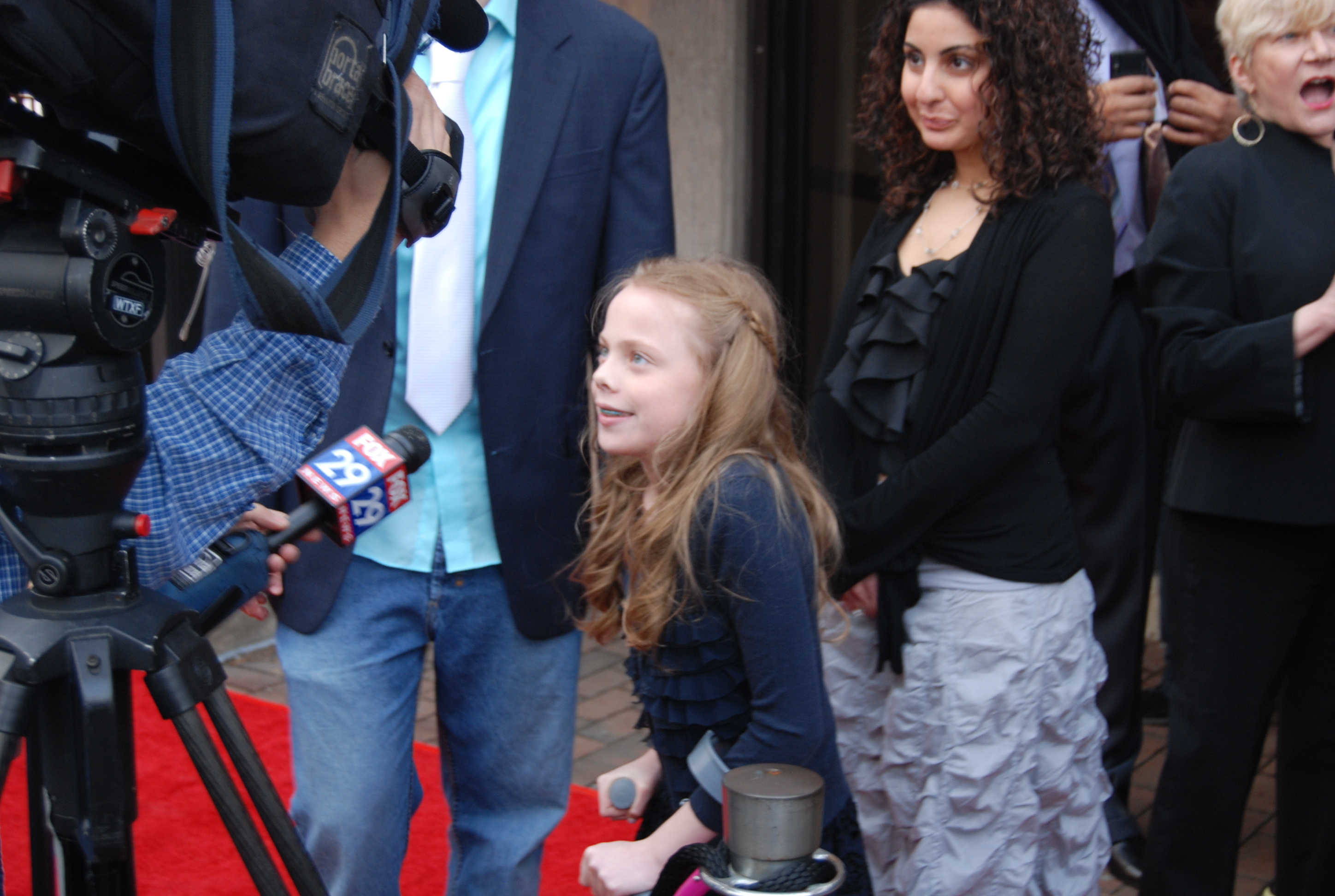 Maddie Morris Jones on Red Carpet in Philadelphia for Cost of a Soul premiere