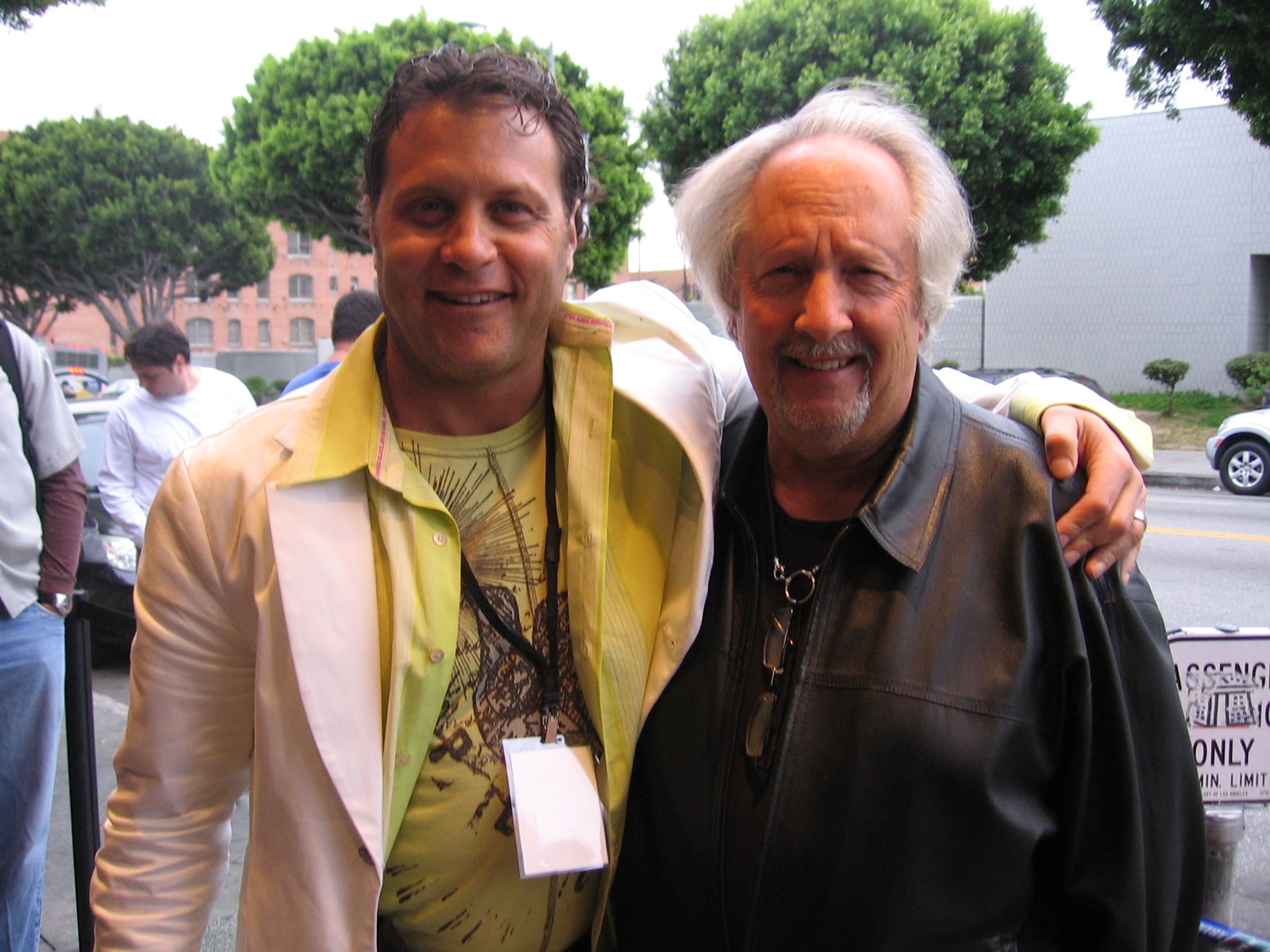 With screenwriter Roger Towne of the 