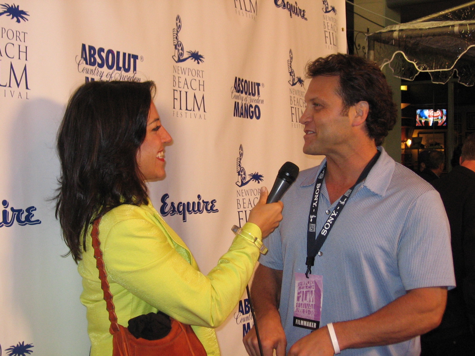 Interviewed at Newport Beach Film Festival