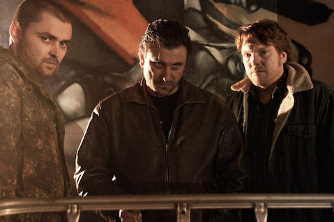 Danny Midwinter, Andrew Tiernan and Dragos Florescu in Freight (2010)