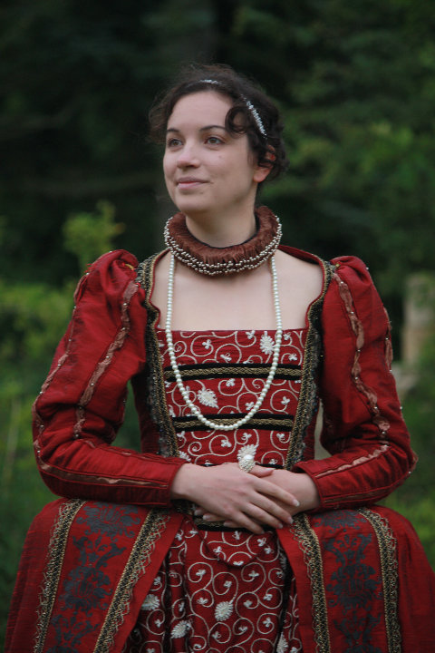 From Theatre of the Dales' production of Merchant of Venice, playing Portia.