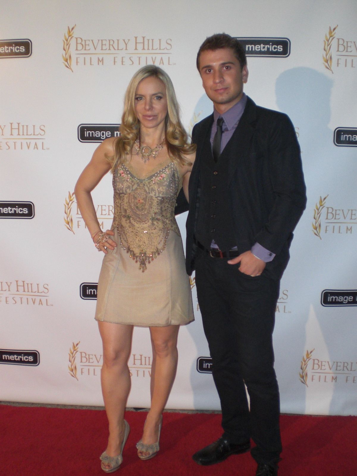 Actor/ Director Ryan Phillips with Actress/Producer Shirly Brener at the Beverly Hills Film Festival 2011