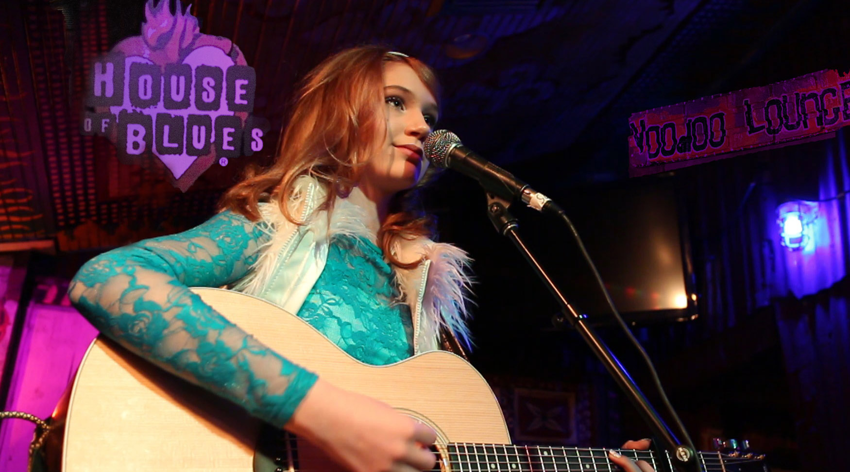 Serena Laurel performing at the House of Blues on Sunset Strip in Hollywood.