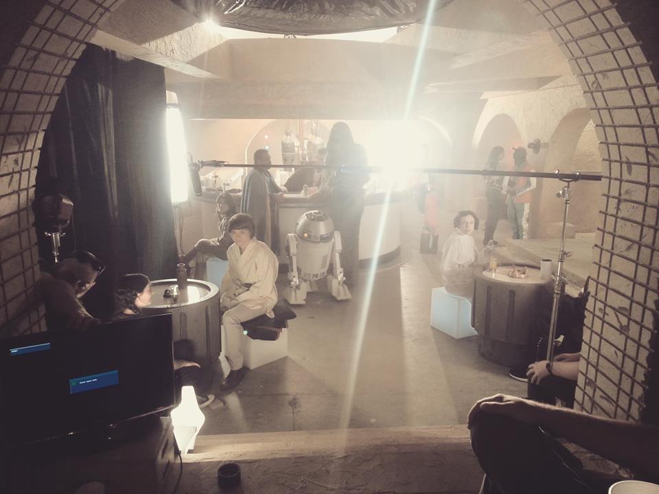on the set of Stan Lee's World of Heroes 'Star Wars Speed Dating'