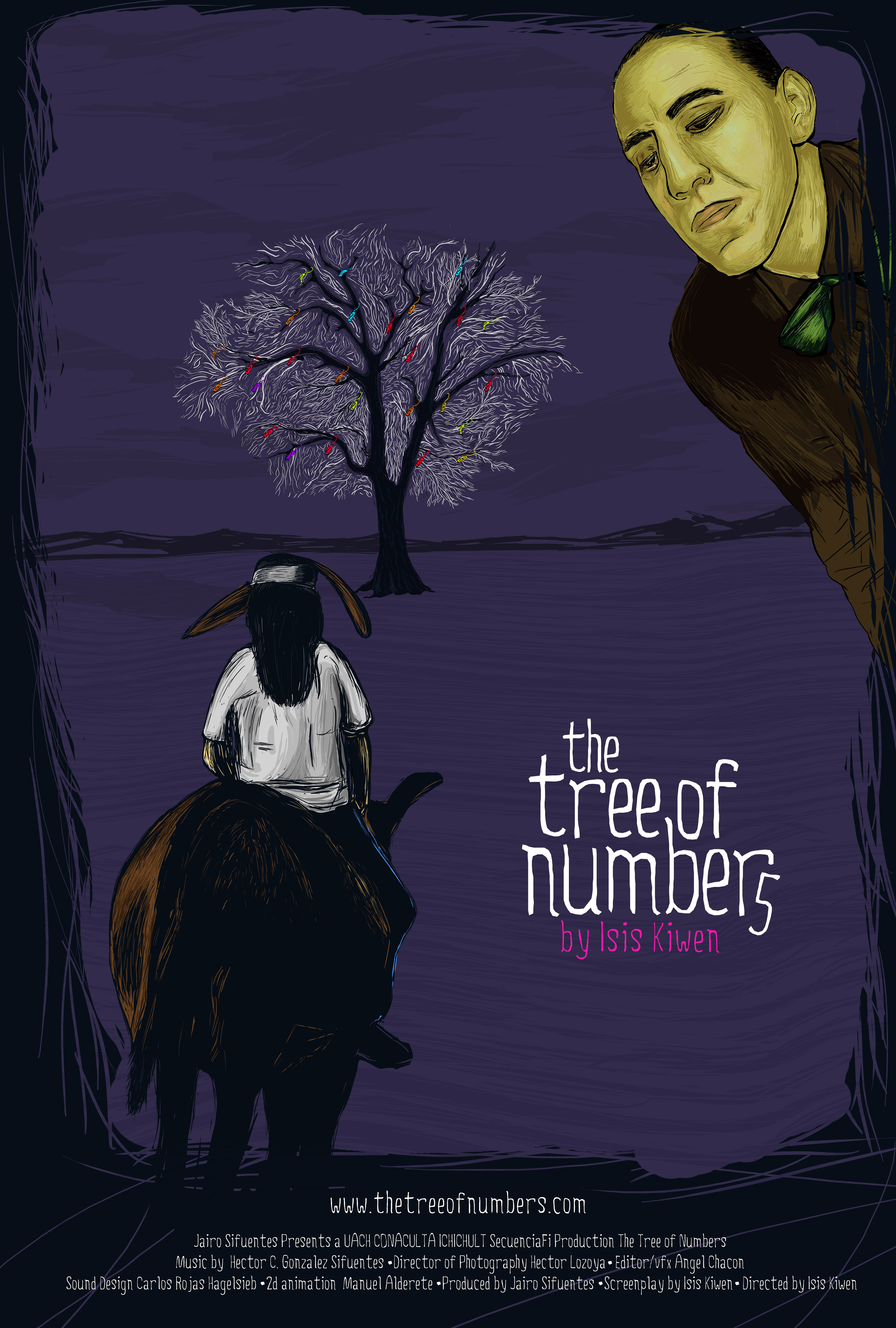 Poster The Tree of Numbers (El Arbol de los Números).