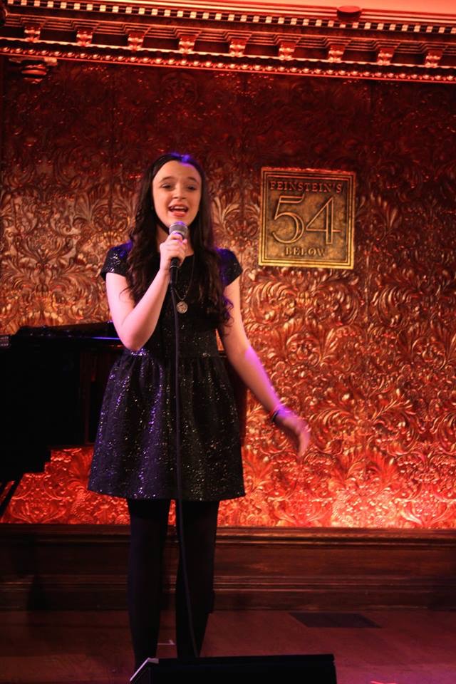 Singing at 54 Below in NYC