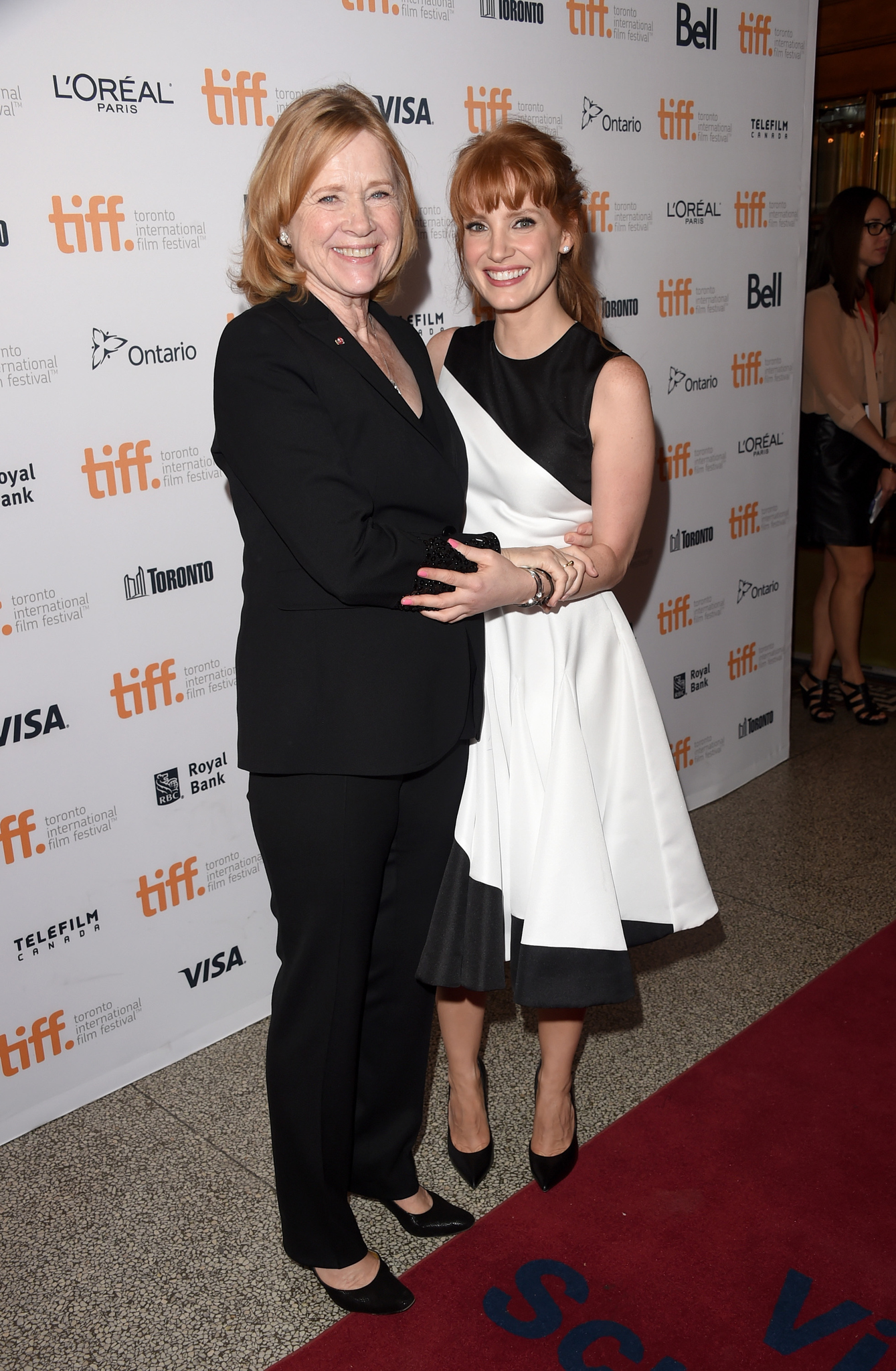 Liv Ullmann and Jessica Chastain at event of Miss Julie (2014)