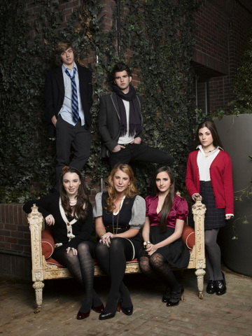 Still of Sebastian, Kelli, Jessica, Taylor, Camille and Peter Cary Peterson in NYC Prep (2009)
