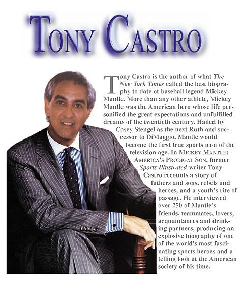 Author Tony Castro
