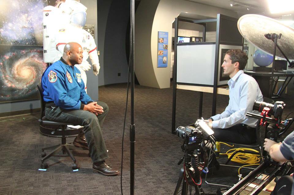 Spaceship Earth Grant Host Jett Dunlap Astronaut Leland Melvin