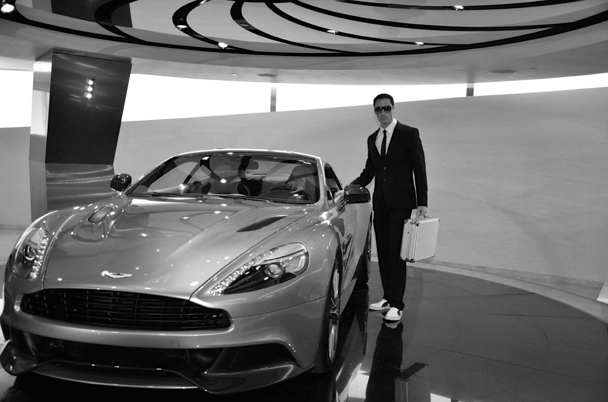 Aston Martin photo shoot