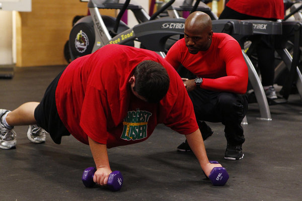 Still of Dolvett Quince and Buddy Shuh in The Biggest Loser (2004)