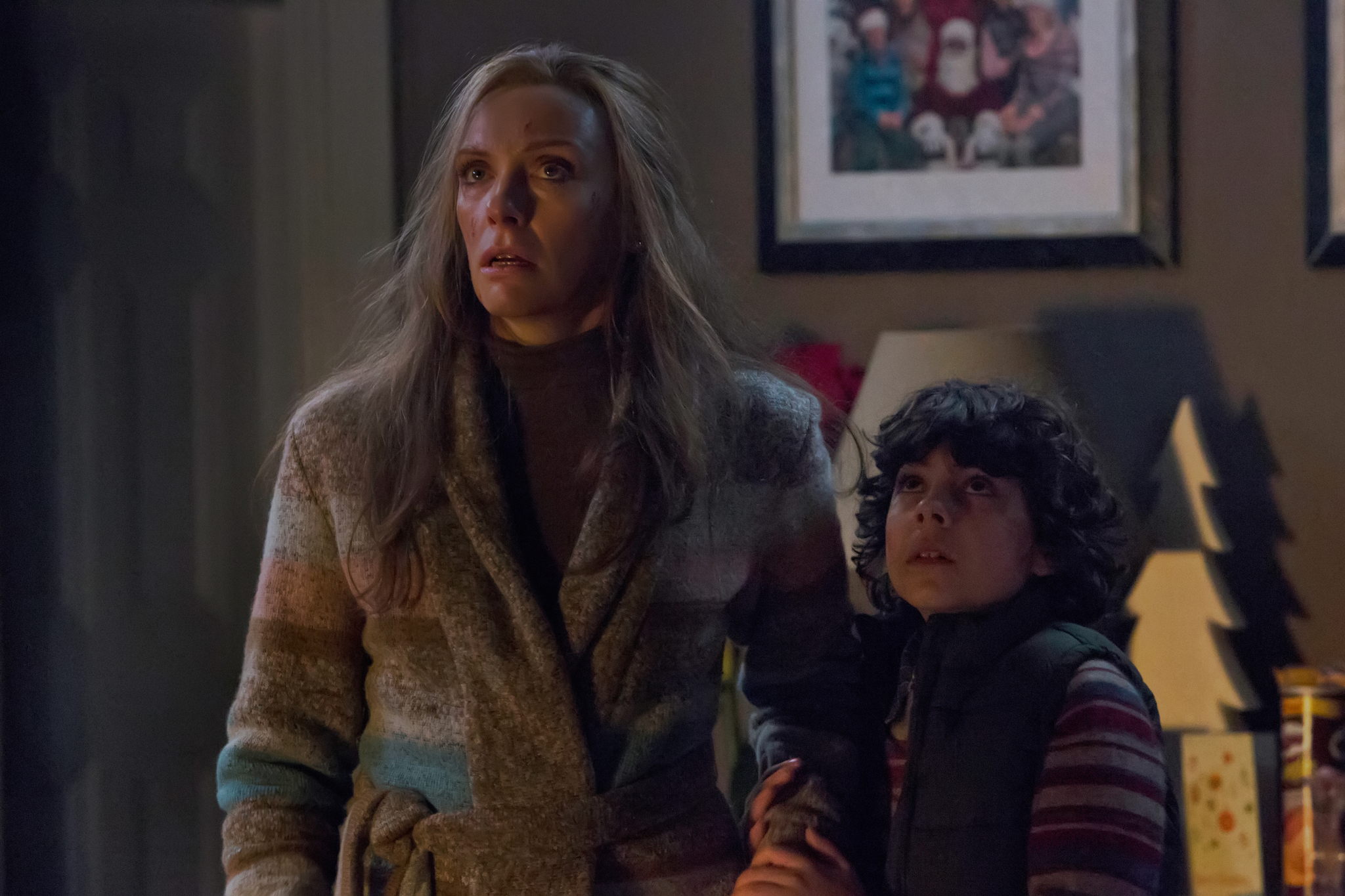Still of Toni Collette and Emjay Anthony in Krampus (2015)