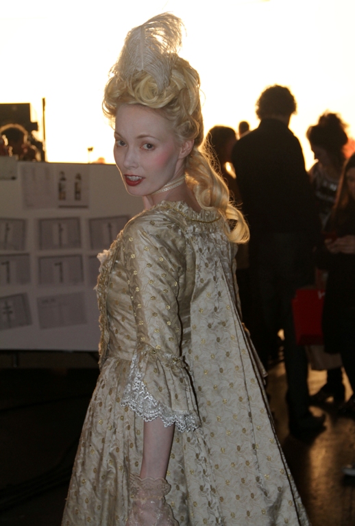 Eva Fahler as Marie Antoinette Queen of France (Pan Am TV Series commercial)