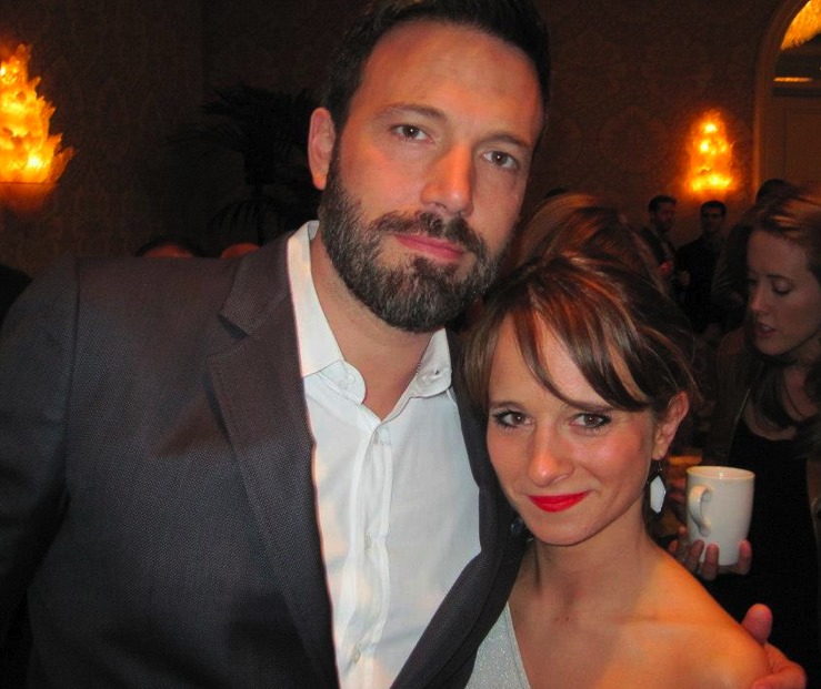 Maria Elena with Ben Affleck