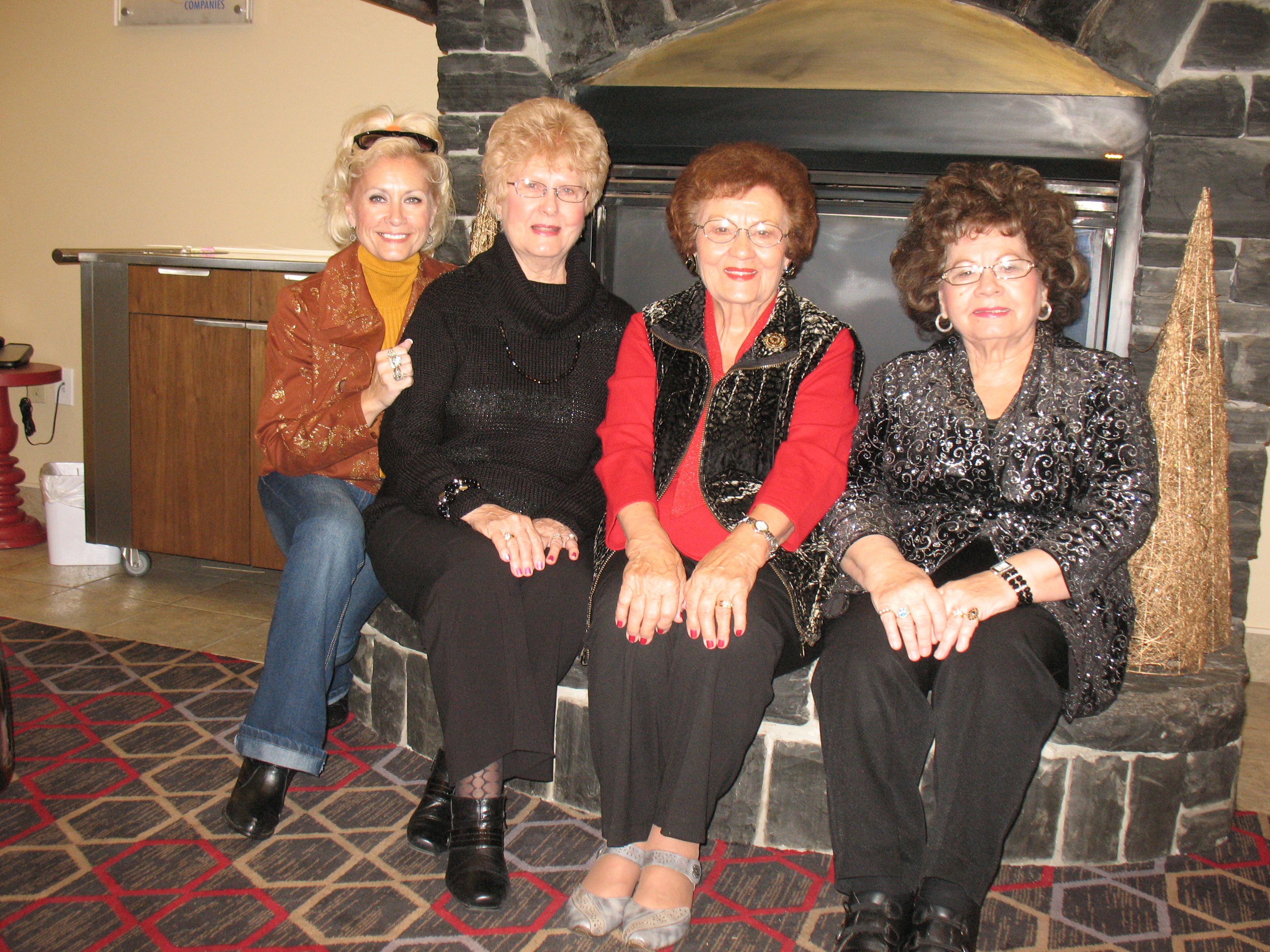 Myself (Patty)far left with Aunt Alexandra's three sister's, Ann, Marie and Pearl.