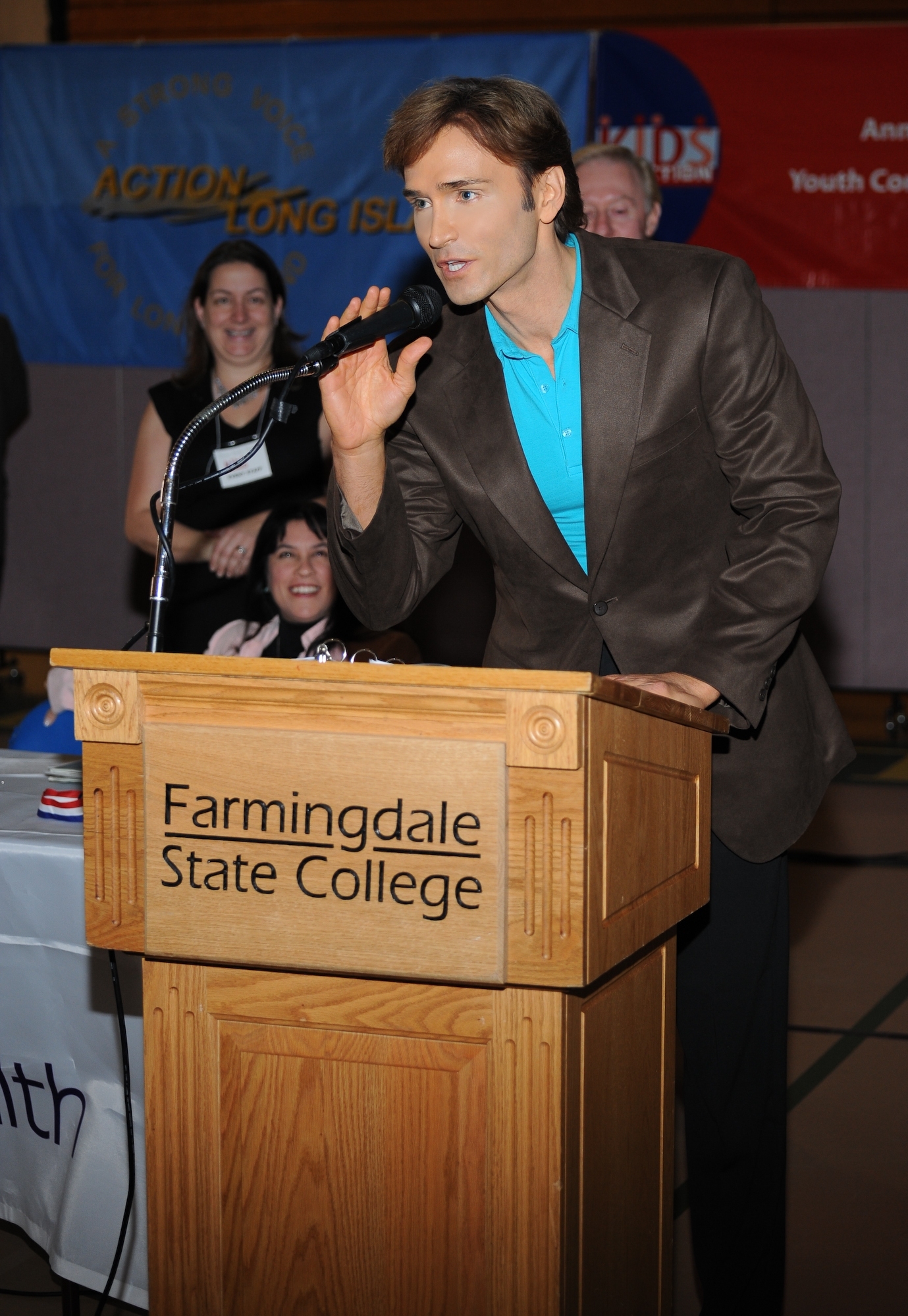 Speaking at a Kids In Action event