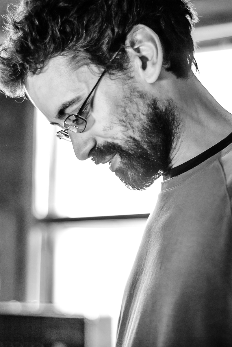 João Paulo Simões photographed by Ayse Balko, during the filming of Dam Mast Qalandar - Frontier Media's production of the Rafiki Jazz music video, at Yellow Arch Studios; http://www.aysebalkostudio.co.uk/