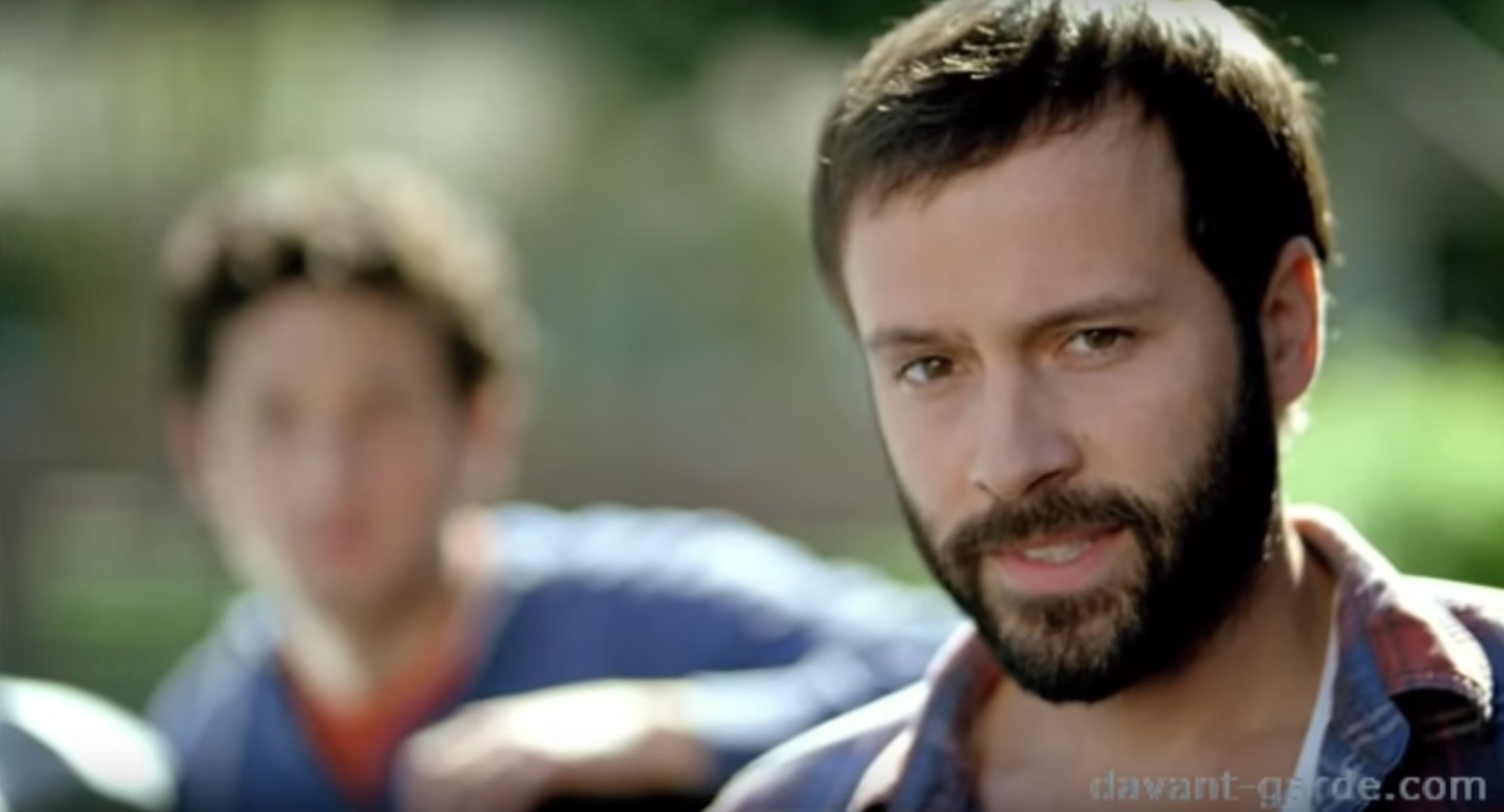 A bearded Devin Ordoyne, Chevy Cruze commercial. Directed by Nico & Martin