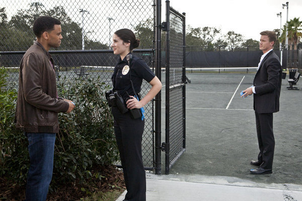 Still of Michael Ealy, Warren Kole and Camille Balsamo in Common Law (2012)