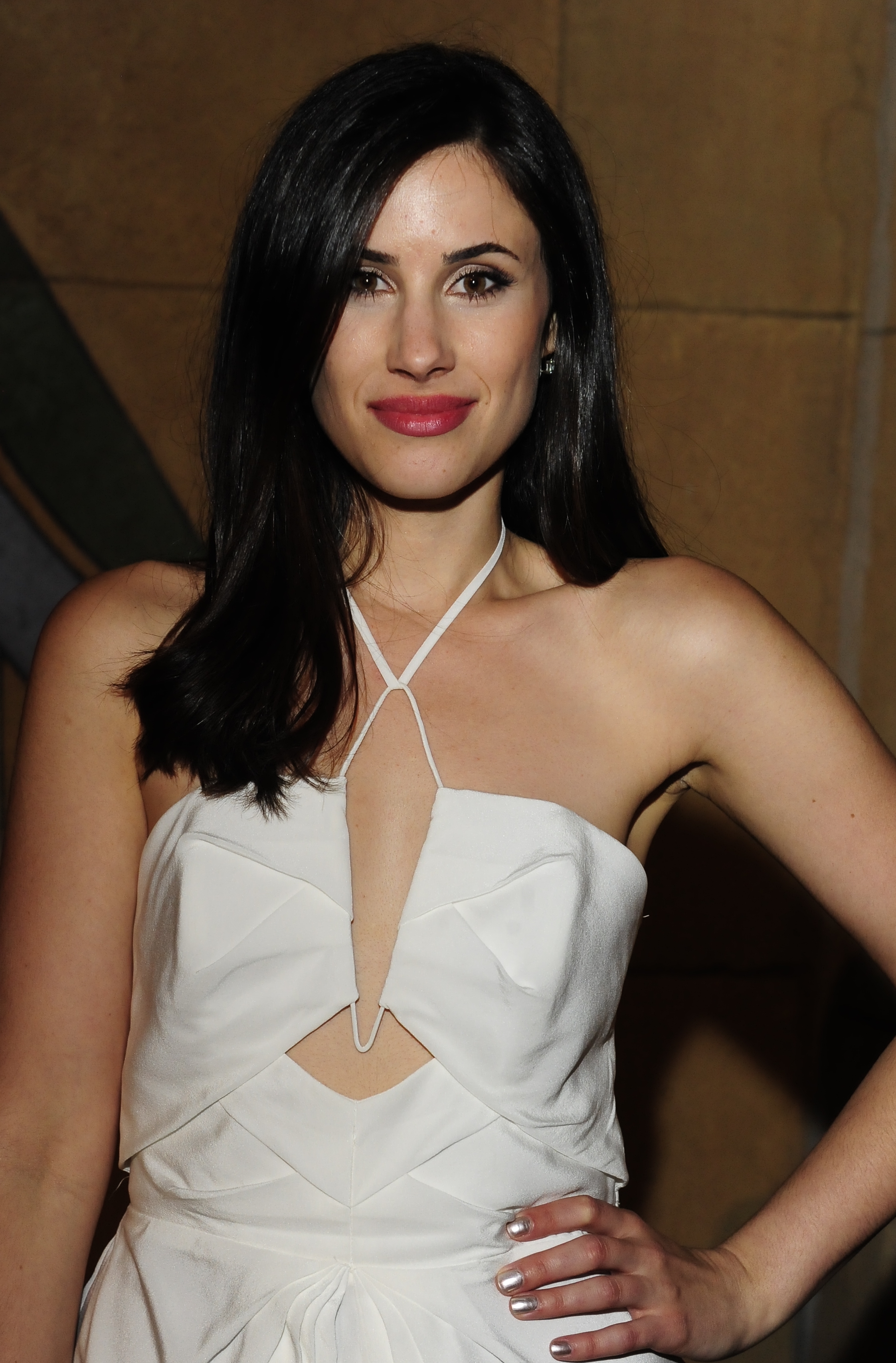 Camille Balsamo attends the premiere of HARBINGER DOWN.