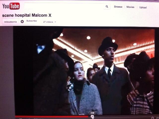 Denise Vasquez working on Spike Lee's Malcolm X