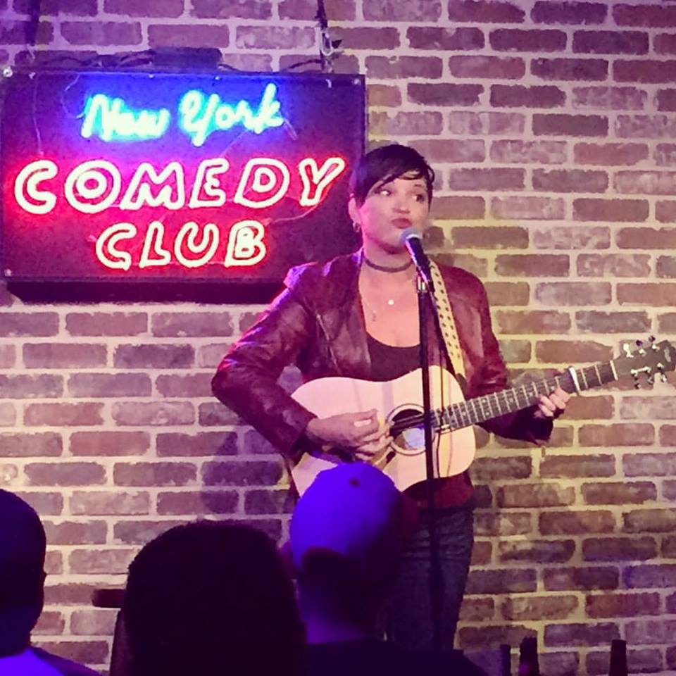 Denise Vasquez Performing Comedy & Music at The New York Comedy Club NYC