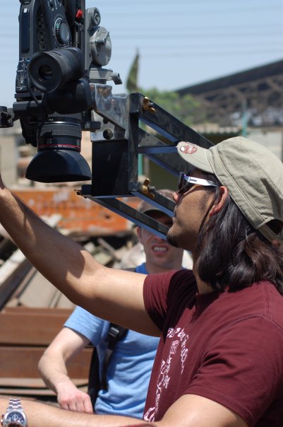 On location for 'Insha'Allah' at a scrap yard. (Karachi, Pakistan)