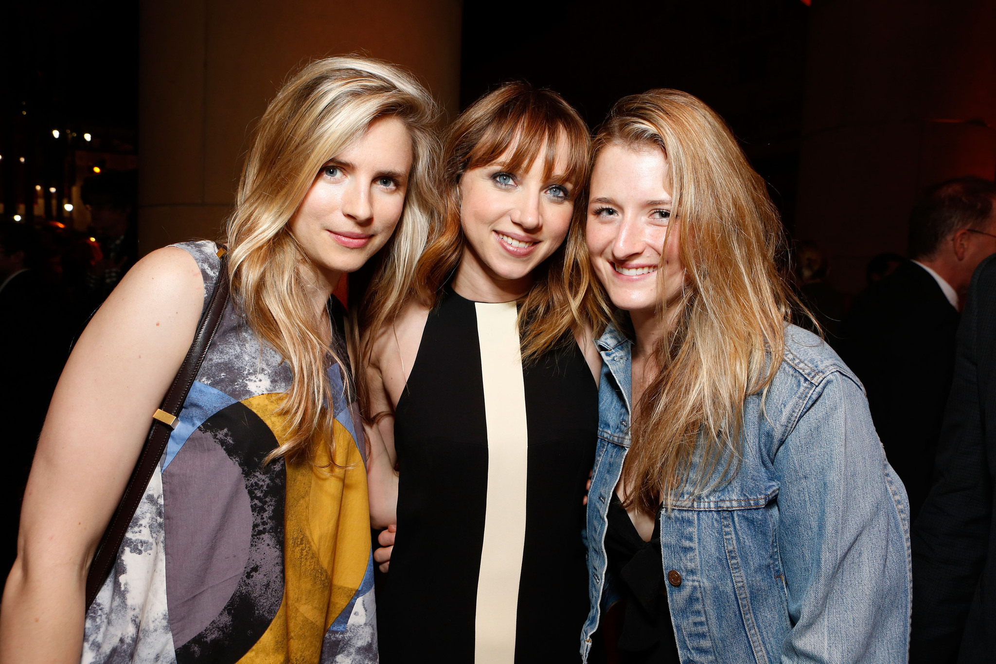 Zoe Kazan, Brit Marling and Grace Gummer at event of Rube Sparks (2012)