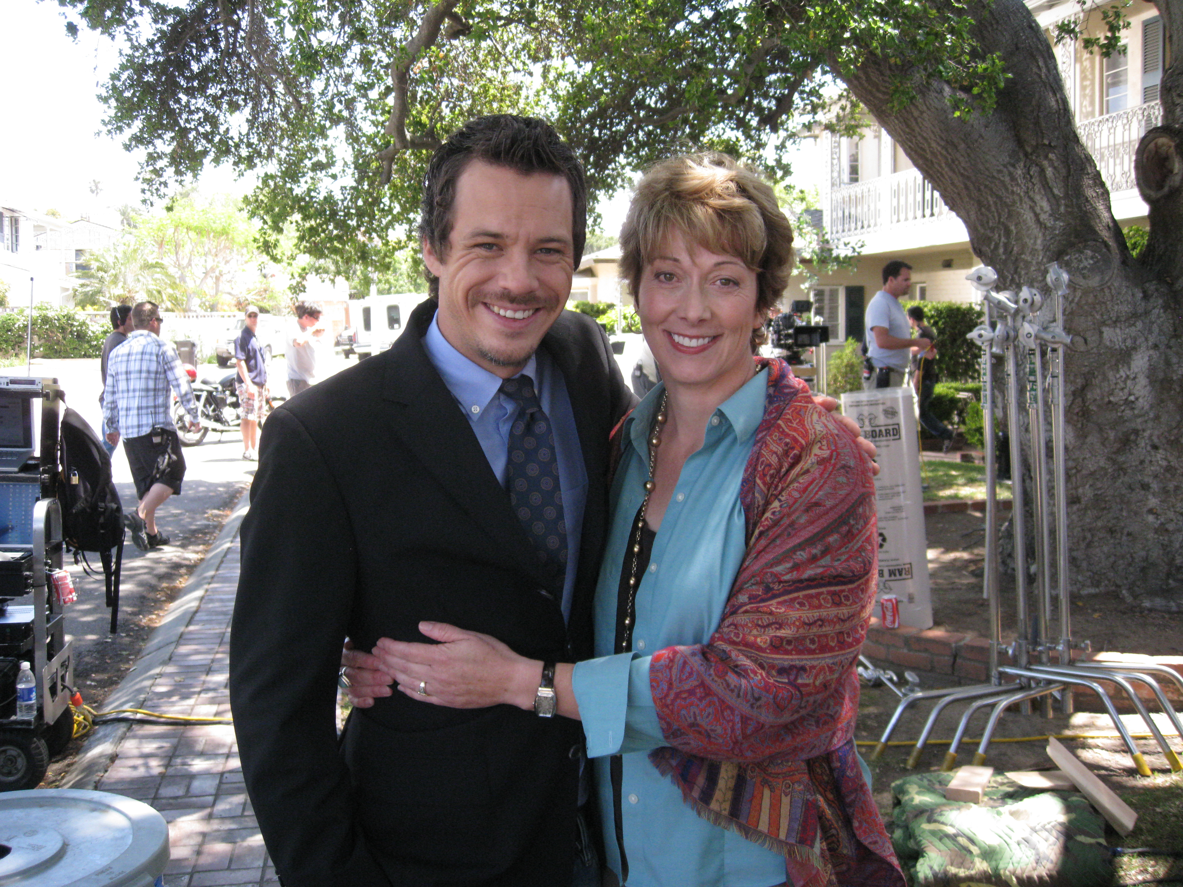 With Michael Raymond-James on Terriers.